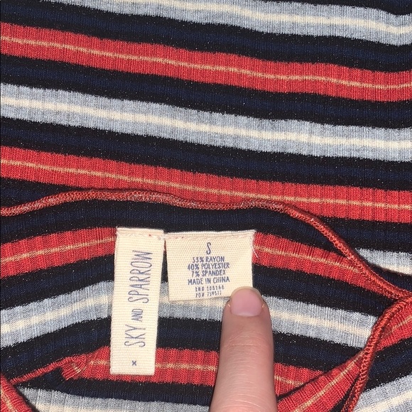 striped tank from Tilly’s - Picture 3 of 4